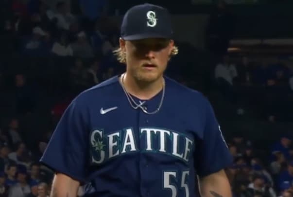 This is a 2023 photo of Gabe Speier of the Seattle Mariners